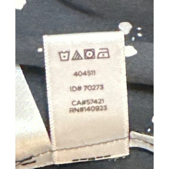 LOFT Sleeveless Women's Long Blouse Dog Paw Prints w/Front Tie Women's Size XS - Picture 8 of 11